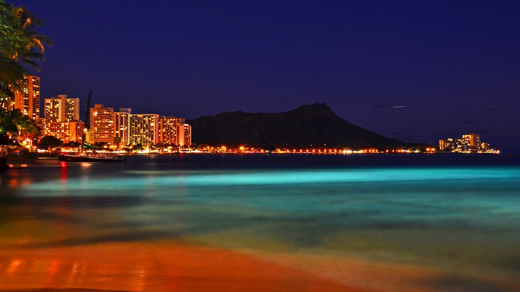 夏威夷海岸風景