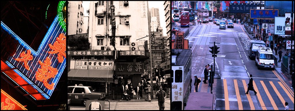 香港街道一景