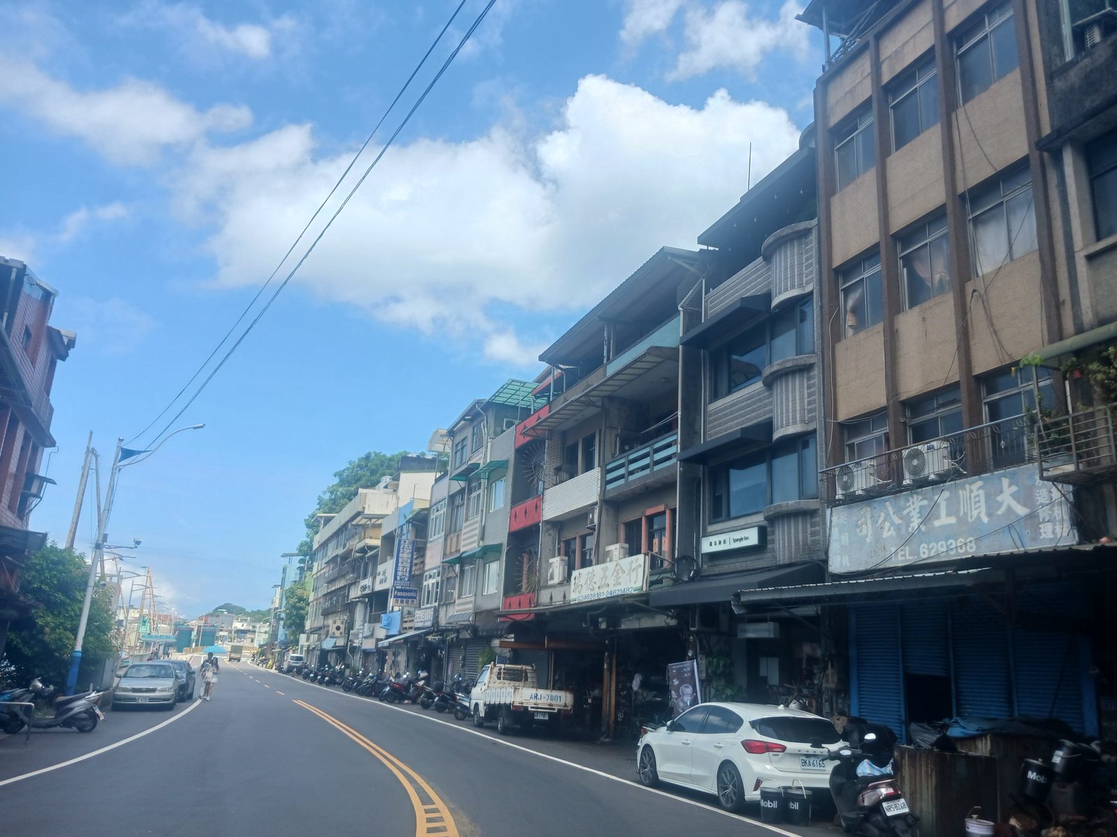 基隆街道一景